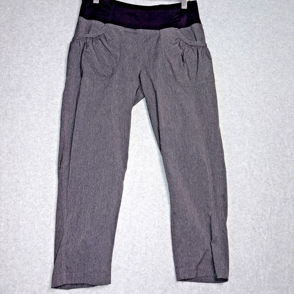 prAna Summit Pants Short Inseam Charcoal Heather - XS / S